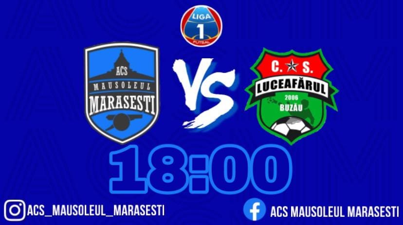 ACSMM vs Luceafărul Buzău - Futsal Liga I 